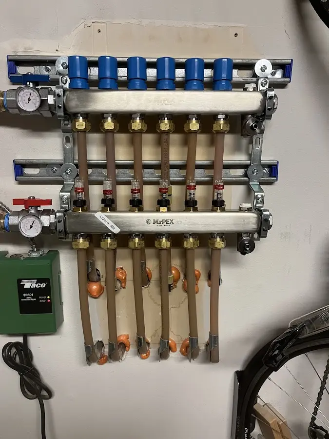 Plumber performing Leak Detection at a residential property in Plains